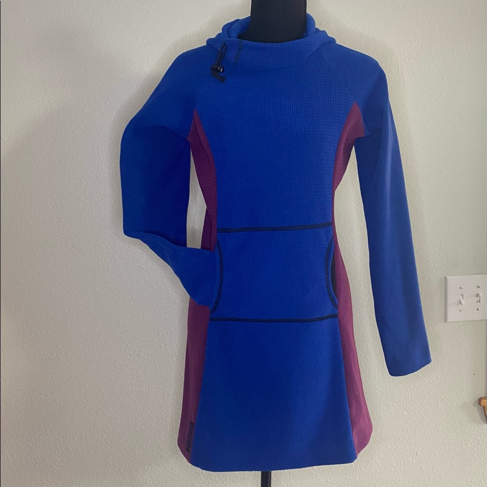 NWOT Melanzana 🍆Micro-Grid Hoodie Dress Size Small